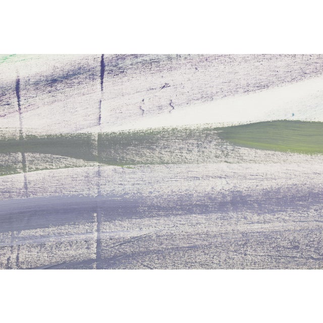 Contemporary "Marking the Shadows of Passing Trains / 12:14-12:43pm" Contemporary Acrylic Painting by Simon Findlay For Sale - Image 3 of 9