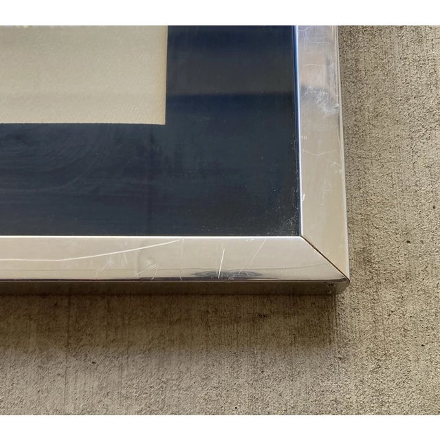 1960s Ozz Franca Hebrew Prayer Rabbi Shabbat Signed & Framed Litho Print For Sale - Image 4 of 6