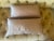 Brown Pair of Vintage European Embroidered Silk Taffeta Cushions For Sale - Image 8 of 12