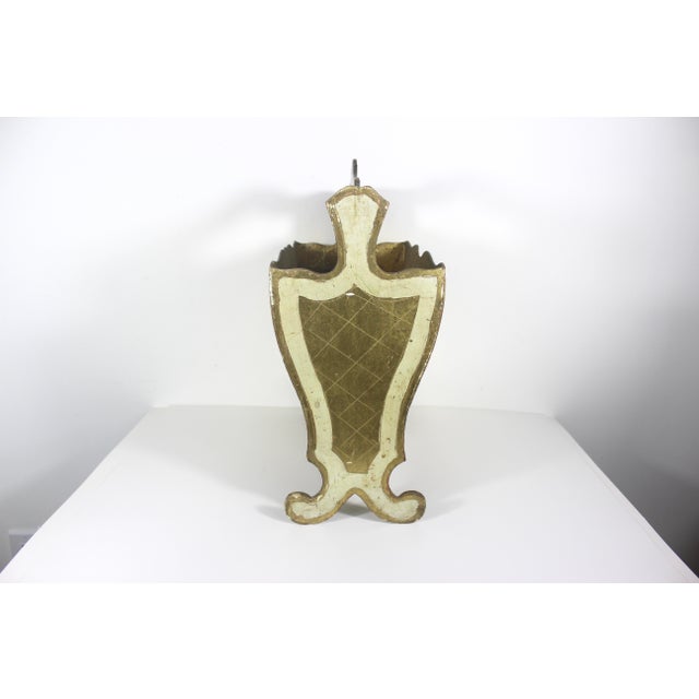 Vintage Italian Florentine Gilded Gilt Wood Magazine Rack Holder For Sale - Image 12 of 12