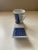 Portugal Azulejo Ceramic Espresso Cup Saucer Tray Set Blue White Souvenir For Sale - Image 4 of 10