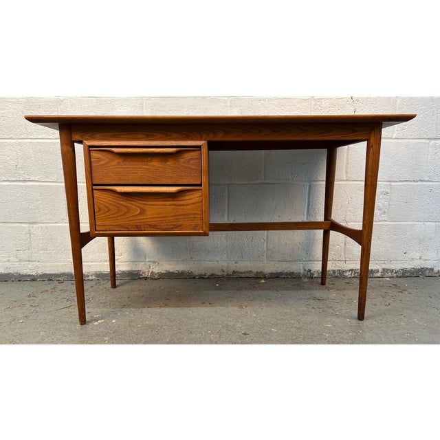 Mid-Century Modern 1960s Heywood Wakefield Laminate Top Student Desk W/ Chair For Sale - Image 3 of 17
