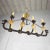Antique Gothic or Spanish Revival Style Cast Iron Chandelier Viking Longboat Ship With Horse Head and Shields For Sale - Image 9 of 13