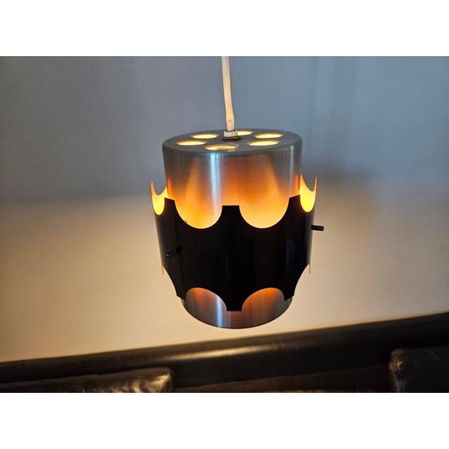 Vintage Pendant Lights in the style of Jo Hammerborg, 1970s, Set of 3 For Sale - Image 13 of 16