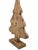 Wood Vintage Table Top Wood Carved Christmas Tree. Solid Wood. 15 In Tall X 10In Wide For Sale - Image 7 of 10