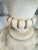 1980s Rustic Carved Alabaster Gueridon Small Occasional Table Stand For Sale - Image 10 of 15
