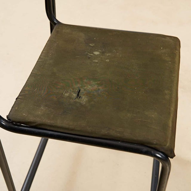 Vintage Metal Stools, Set of 2 For Sale - Image 5 of 7