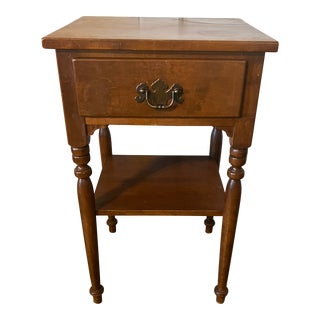 1970s Ethan Allen Side Table For Sale