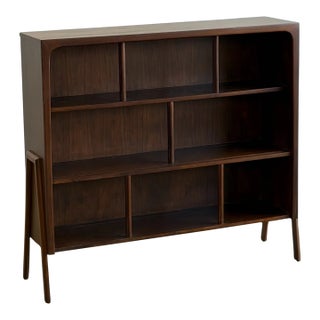 Reworked Vintage Sculptural Bookcase For Sale