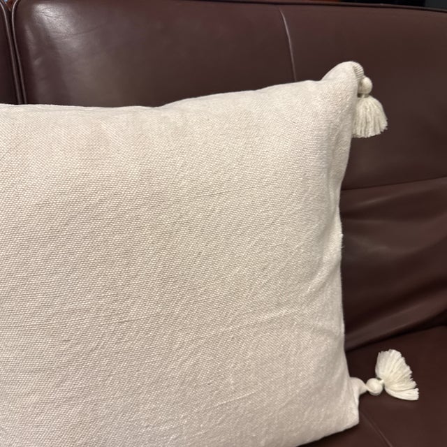 Serena & Lily Serena & Lily Tassel Accent Pillow For Sale - Image 4 of 12