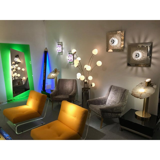 Stainless Steel Lucite Sconces by A. Brotto for Esperia, Italy, 1970 - a Pair For Sale - Image 10 of 13