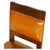 1920s Set of Art Deco Walnut & Leather Side Chairs, 1920s For Sale - Image 5 of 9