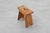 Wood Rustic Pine Stool with Cut-Out Trestle Legs, Sweden, 1920 For Sale - Image 7 of 17
