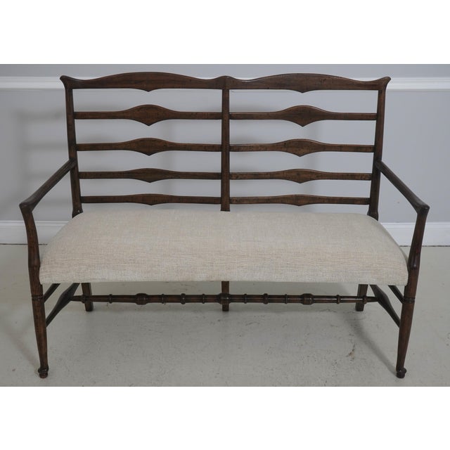 Age: Approx. 5 Years Old Details: Factory Distressed High Quality Construction Country Style Double Back Settee Bench...