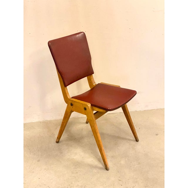 Mid-Century Beech Dining Chairs, 1960s, Set of 4 For Sale - Image 4 of 18
