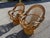 Vintage Rattan Swivel Rocker Lounge Chairs and One Ottoman Set For Sale - Image 18 of 18
