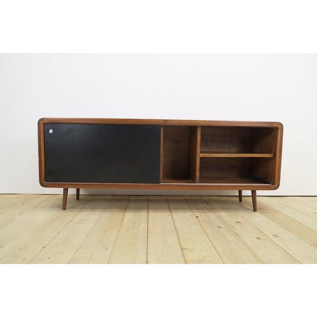 1960s Black and White Teak Sideboard, 1960s For Sale - Image 5 of 9
