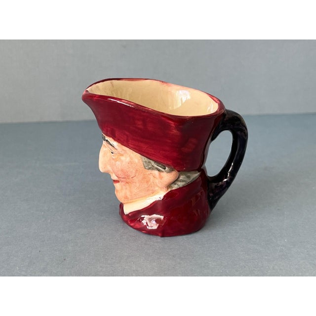Royal Doulton Vintage 'The Cardinal' Royal Doulton Character Toby Jug Mug Small England For Sale - Image 4 of 8