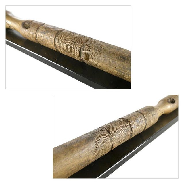 Antique Carved African Stick For Sale - Image 6 of 7