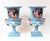 Ceramic French Floral Porcelain Campana Urns in the style of Sevres, Set of 2 For Sale - Image 7 of 7