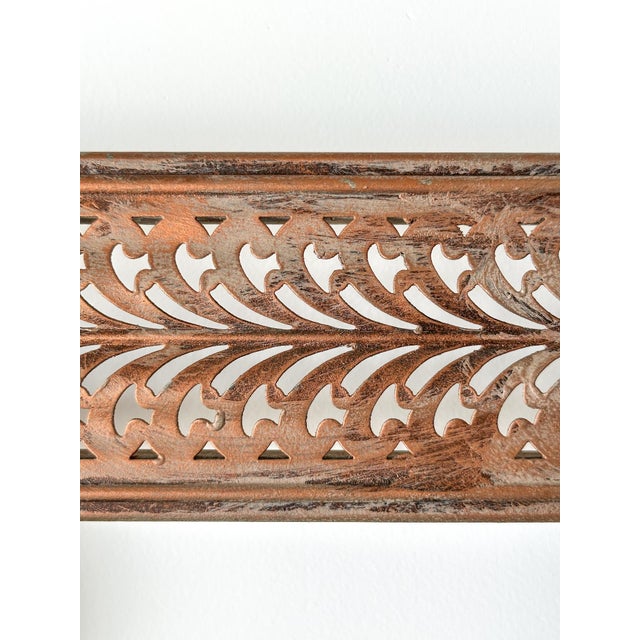 Pierced Steel Wall Mirror in the Style of Santambrogio & De Berti, Italy, Mid 20th Century For Sale - Image 12 of 12