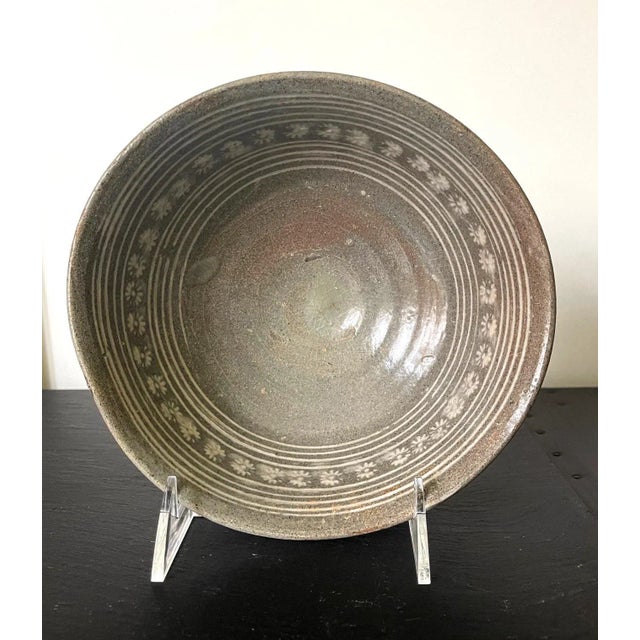 Ceramic Bowl Buncheong Ware Joseon Dynasty For Sale - Image 11 of 13