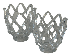 Murano Glass Vases attributed to Barovier and Toso, Italy, 1940s, Set of 2