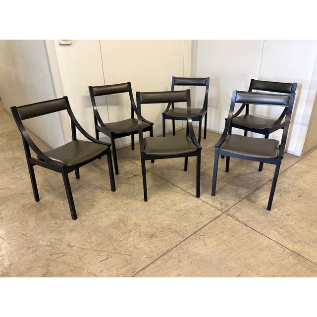 Italian Dining Chairs, 1970, Set of 6 For Sale - Image 6 of 6
