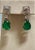 2020s 45 Ct Zambian Emerald and 12 Ct Diamond Necklace and Earring Bridal Suite For Sale - Image 5 of 8