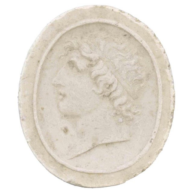 Antique Neoclassical Biscuit Cameo Intaglio, Italy, 19th Century For Sale - Image 5 of 5