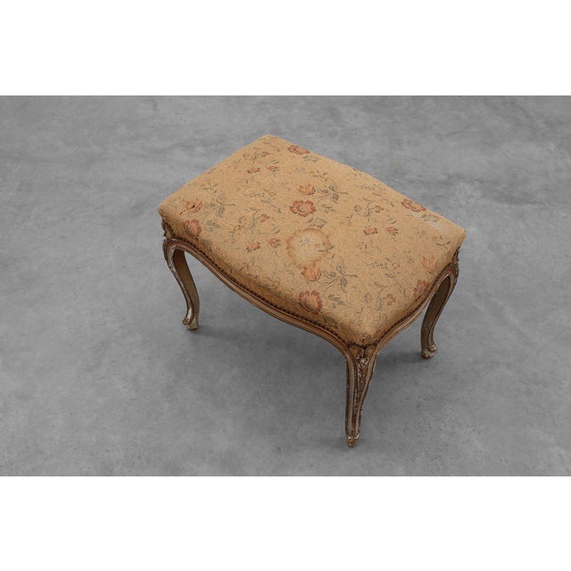 Brown Antique Louis XV French Piano Bench, 1800s For Sale - Image 8 of 12