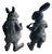 Introduce a touch of storybook charm and timeless elegance to your estate with this enchanting pair of vintage cast iron...