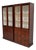 Large Antique Belgian Pitch Pine Apothecary Shop Cabinet, 1900s For Sale