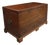 Antique Mahogany English Trunk Great Coffee Table Brass Hardwear. For Sale