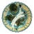 C.1890 Majolica Asparagus Plate Salins For Sale