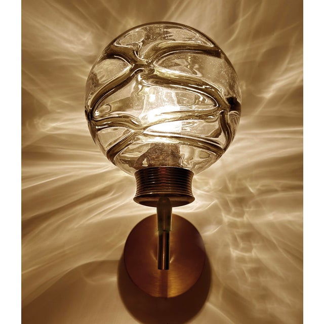 Vintage Murano Glass Sconces from Doria, 1970s, Set of 2 For Sale - Image 18 of 18