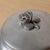 1930s French Pewter Floral Vide Poche With Lid For Sale - Image 9 of 11