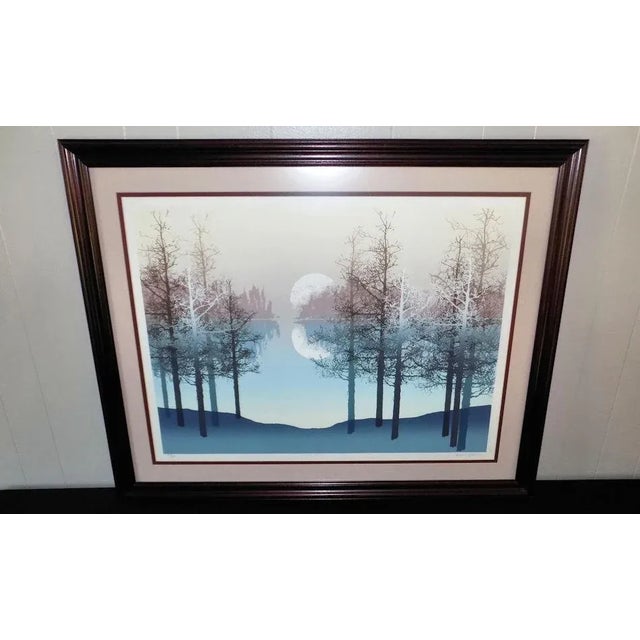 Gray James Hagen 'Silver Oaks' Signed #'D Serigraph Framed Print For Sale - Image 8 of 13