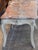 Light Gray 19th Century French Painted Marble Top Coffee Table With Cabriole Legs For Sale - Image 8 of 10