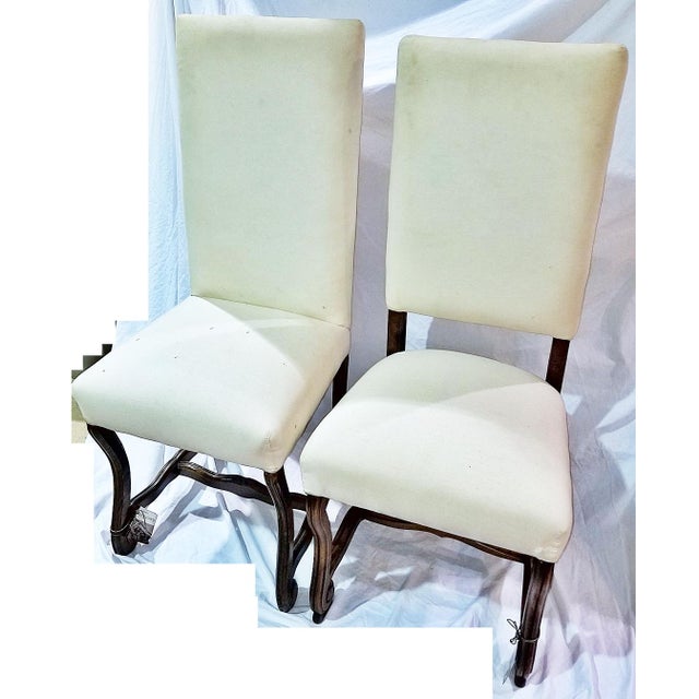 1920s French Louis XIV Style Os-De-Mouton Side Chairs, Assembled- a Pair For Sale - Image 13 of 13