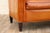 Vintage 1970s Honey Tan Leather Sofa | Tufted Feather Cushion Sofa, American Mid-Century Lounge Seating For Sale - Image 9 of 18