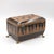 Early 19th Century Specimen Wood Tea Caddy With Perspective Cube and Vandyke Parquetry For Sale - Image 4 of 12