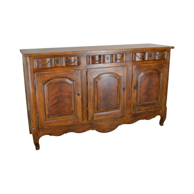 Drexel Heritage French Country Style Large 3 Door Buffet Sideboard (A) Chairish
