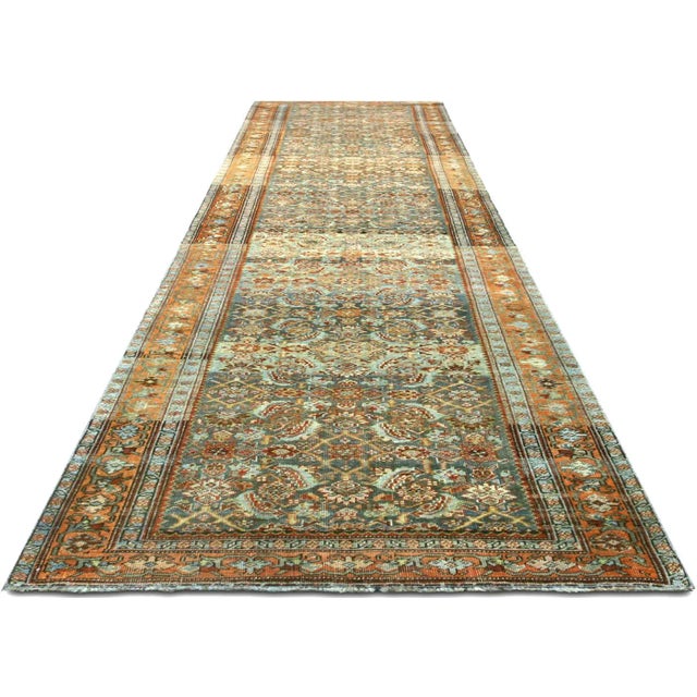 1960s 1920s Persian Bidjar Runner For Sale - Image 5 of 7