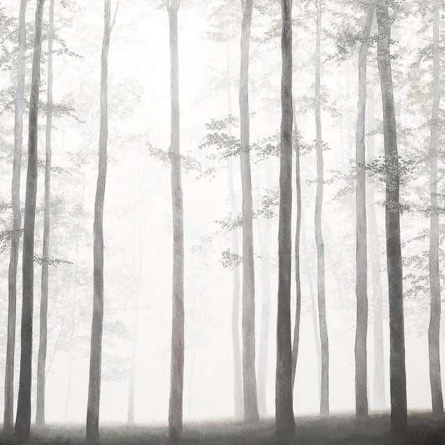 Modernist Oil on Linen Painting Entitled "Dancers" by Michele Harvey For Sale In New York - Image 6 of 18