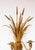 Italian Gilt Metal Wall Sconces with Leaves and Ears of Wheat, 1970s, Set of 2 For Sale - Image 4 of 8