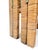 Vintage Woven Rattan Sunburst Four-Panel Room Divider Screen For Sale - Image 9 of 11