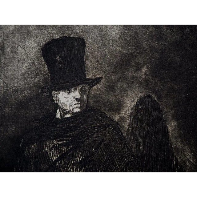 Edouard Manet, The Absinthe Drinker. 1860, Original Engraving For Sale - Image 6 of 9