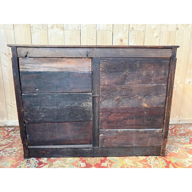 Low Louis XVI Buffet in Cherrywood For Sale - Image 10 of 11