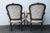 This charming Pair of Chairs is made of solid wood, upholstery, and is in good condition. These two chairs have...